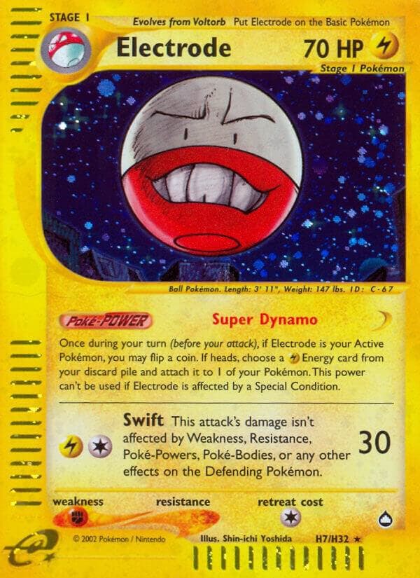 Electrode, carta H07 di Aquapolis