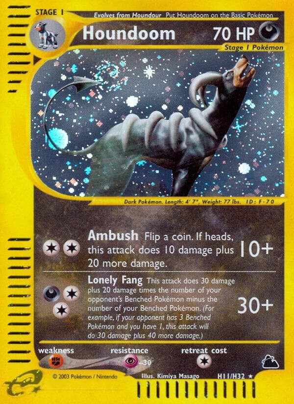Houndoom, carta H11 di Skyridge