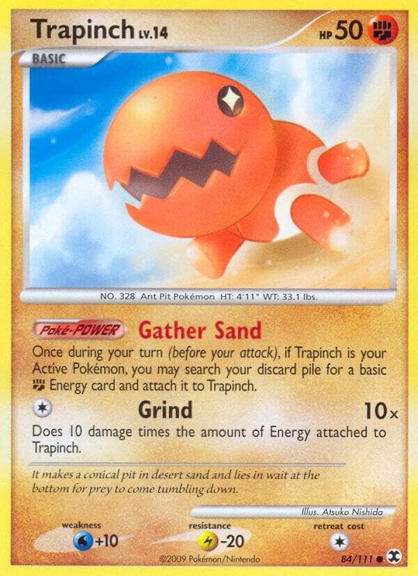 Trapinch, card 84 from Rising Rivals