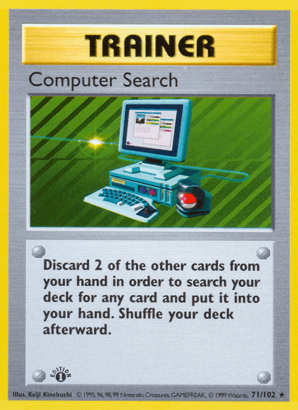Computer Search, card 71 from Base Set
