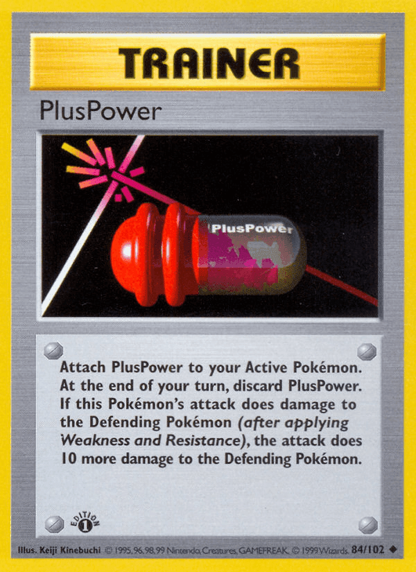 PlusPower, card 84 from Base Set