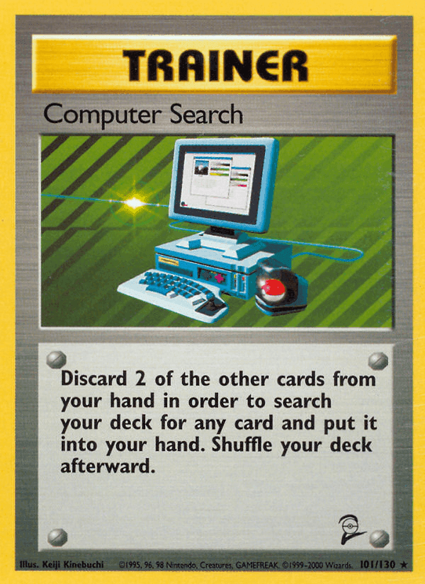 Computer Search, carta 101 di Base Set 2