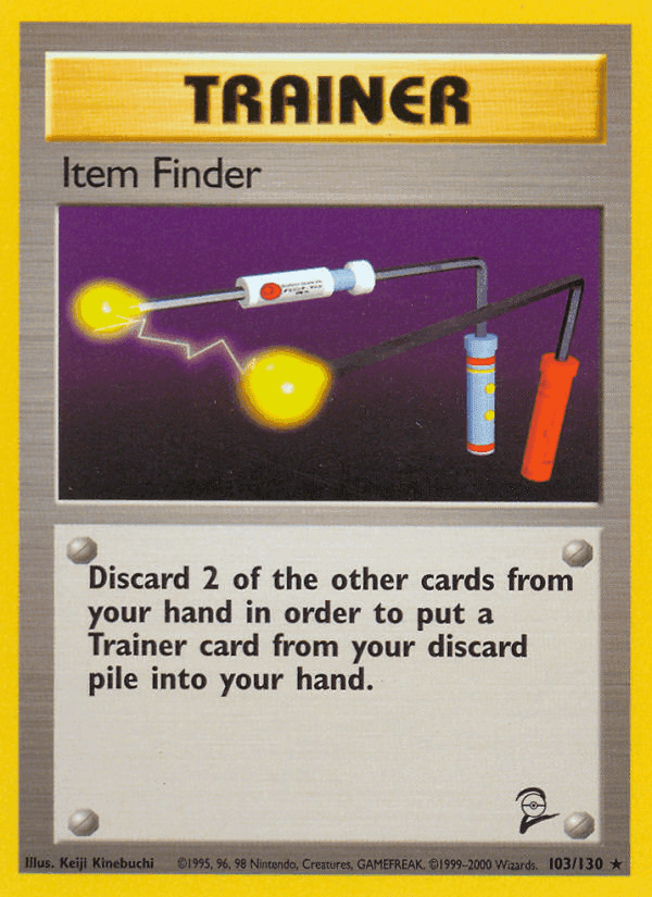 Item Finder, carta 103 di Base Set 2