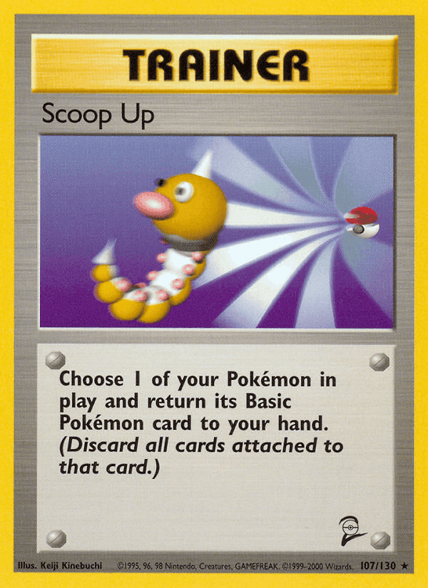 Scoop Up, carta 107 di Base Set 2