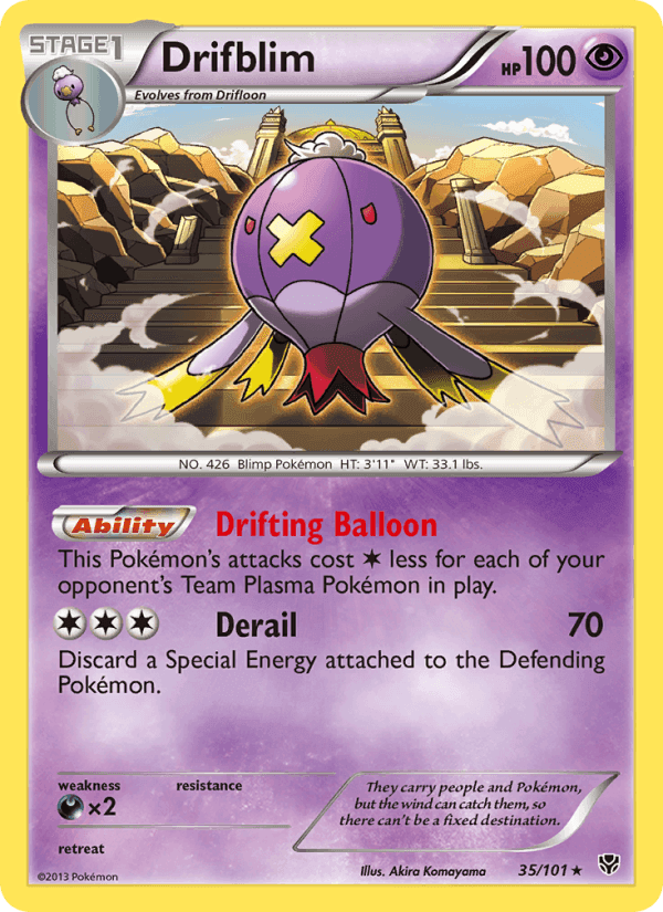 Drifblim, carta 35 de Plasma Blast