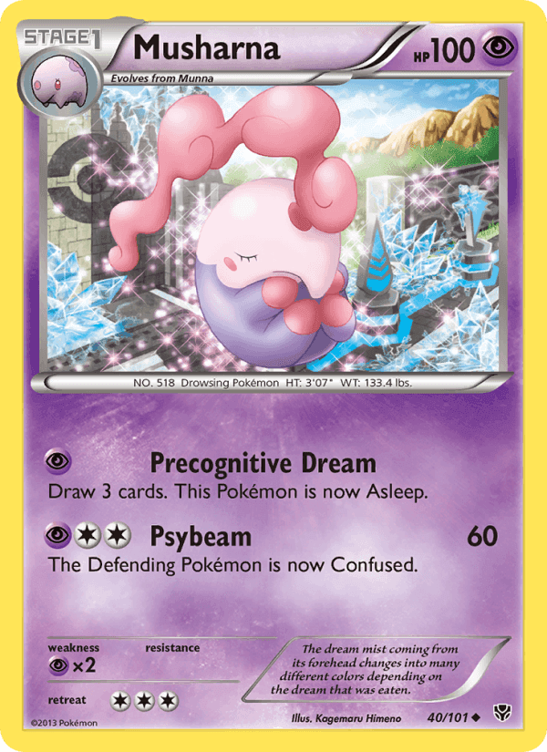 Musharna, carta 40 de Plasma Blast
