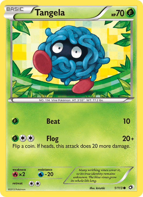 Tangela, carta 1 di Legendary Treasures