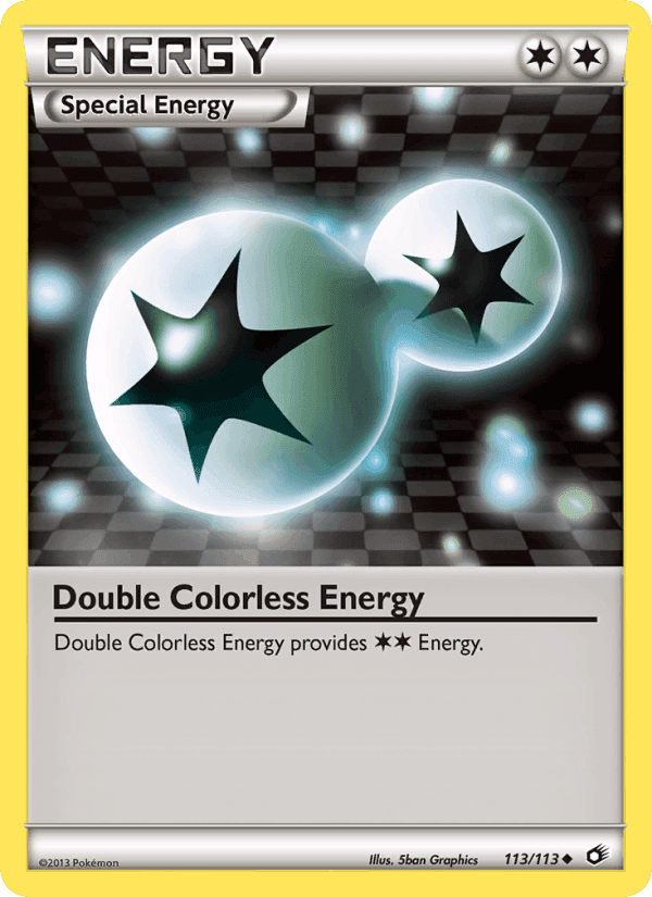 Double Colorless Energy, card 113 from Legendary Treasures