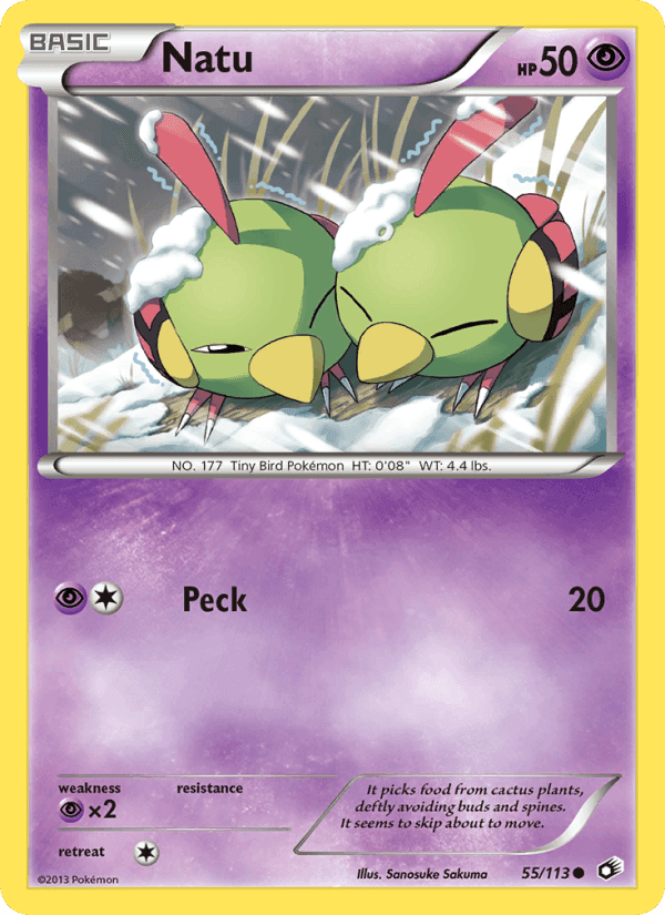 Natu, carta 55 di Legendary Treasures