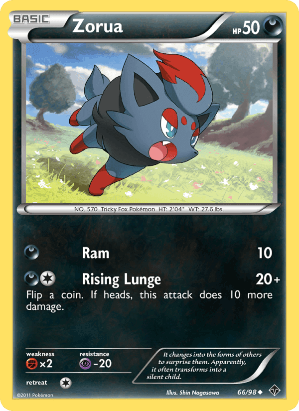 Zorua, card 66 from Emerging Powers