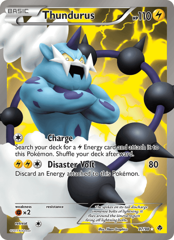 Thundurus, card 97 from Emerging Powers