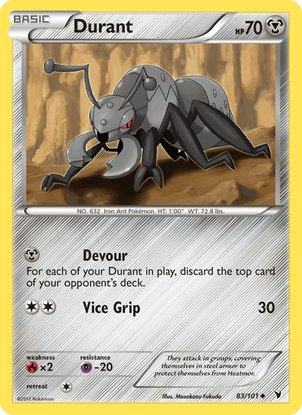 Durant, card 83 from Noble Victories