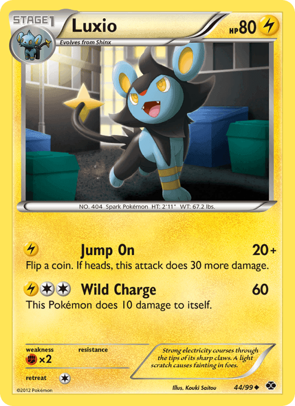 Luxio, card 44 from Next Destinies