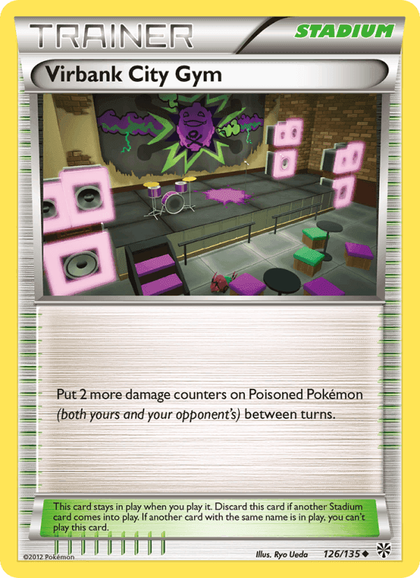 Virbank City Gym, card 126 from Plasma Storm