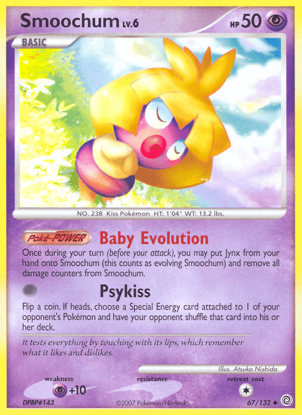 Smoochum, card 67 from Secret Wonders