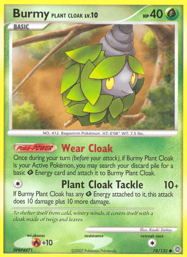Burmy Plant Cloak, card 78 from Secret Wonders