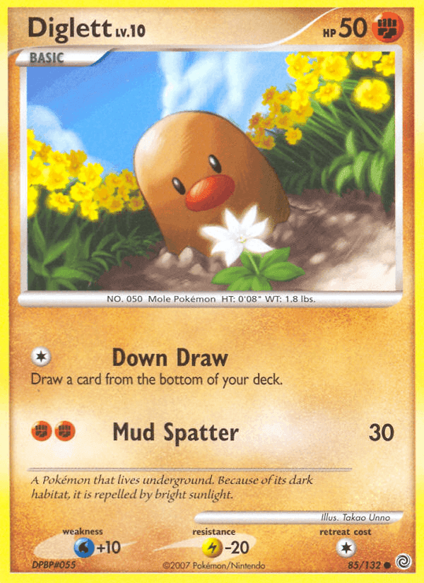 Diglett, carta 85 di Prodigi Segreti