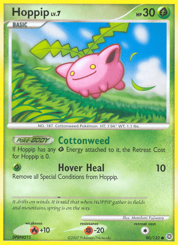 Hoppip, carta 90 di Prodigi Segreti