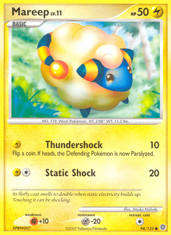 Mareep, card 94 from Secret Wonders