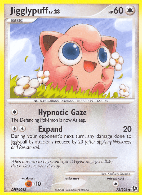 Jigglypuff, carta 72 di Incontri Leggendari