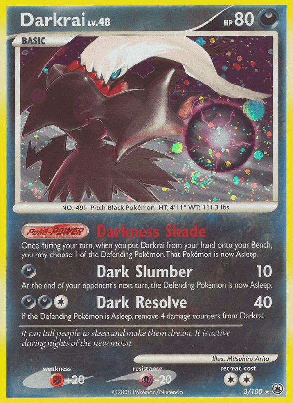 Darkrai, carte 3 de Aube Majestueuse