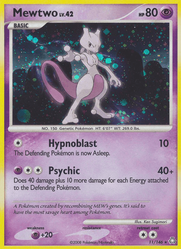 Mewtwo, carta 11 di Il Risveglio dei Miti