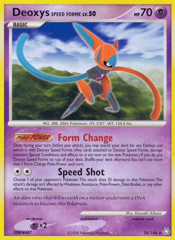Deoxys Speed Forme, carta 26 di Il Risveglio dei Miti