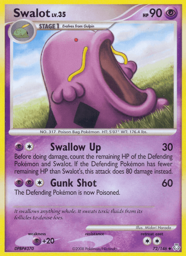 Swalot, card 72 from Legends Awakened