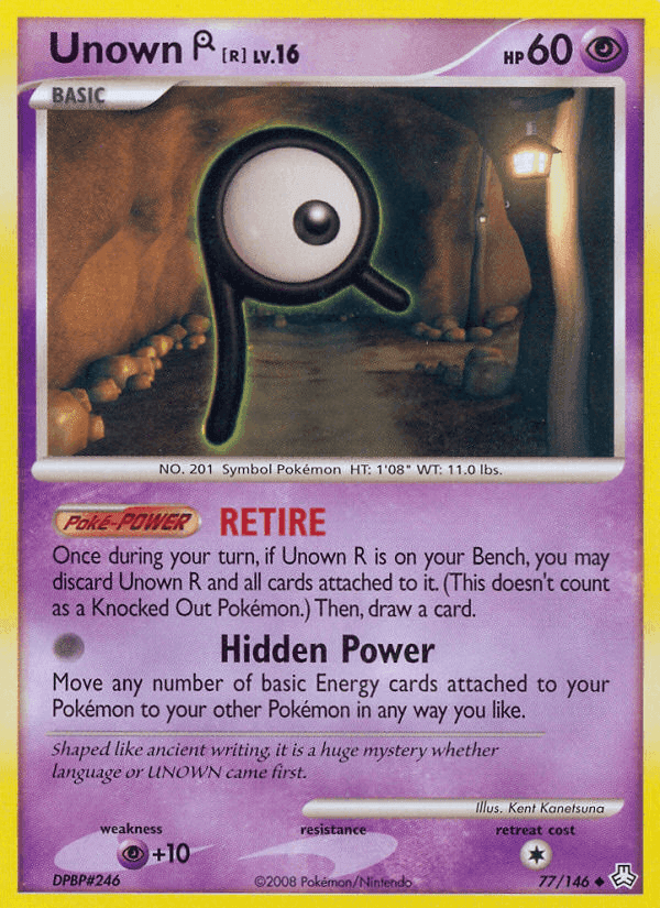 Unown R, carta 77 di Il Risveglio dei Miti