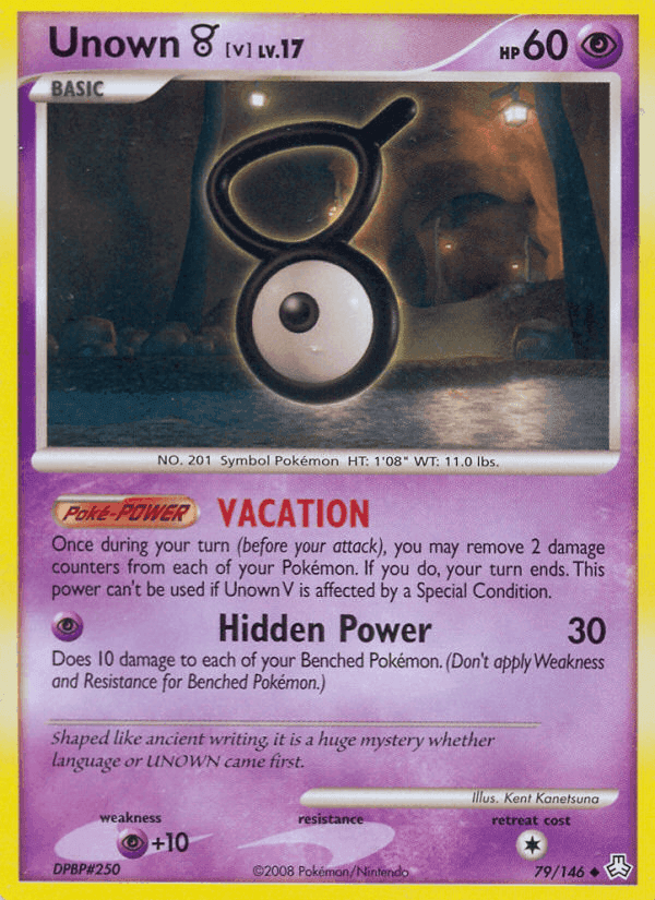 Unown V, carta 79 di Il Risveglio dei Miti