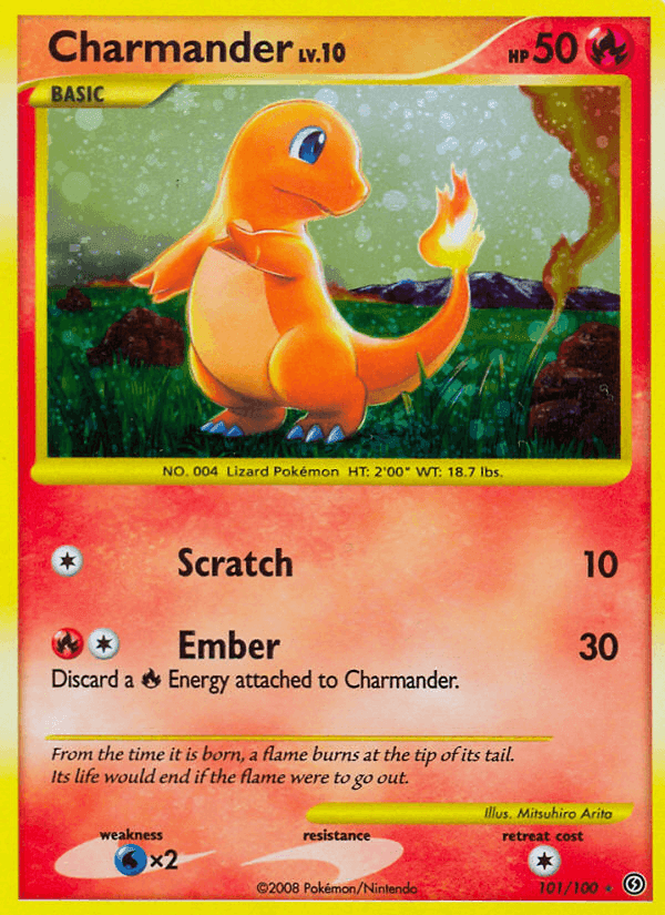 Charmander, card 101 from Stormfront