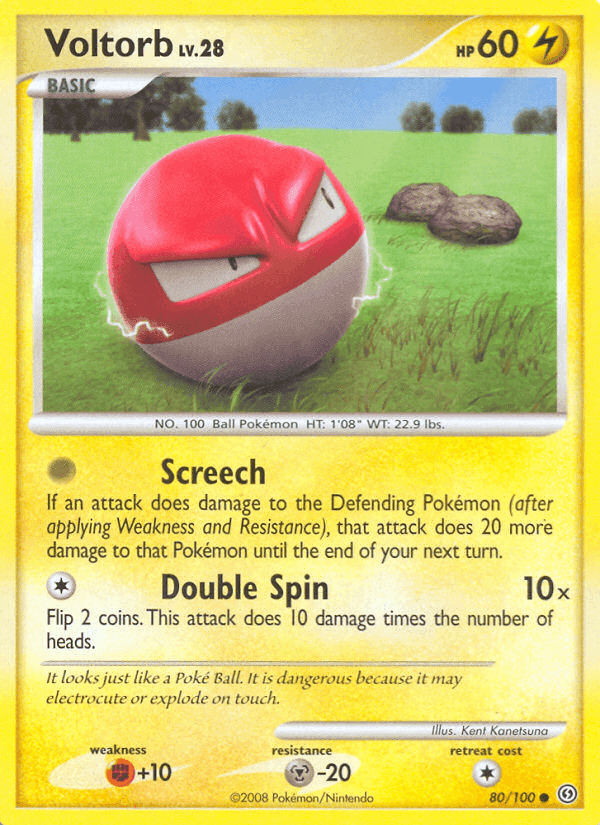 Voltorb, carta 80 di Fronte di Tempesta