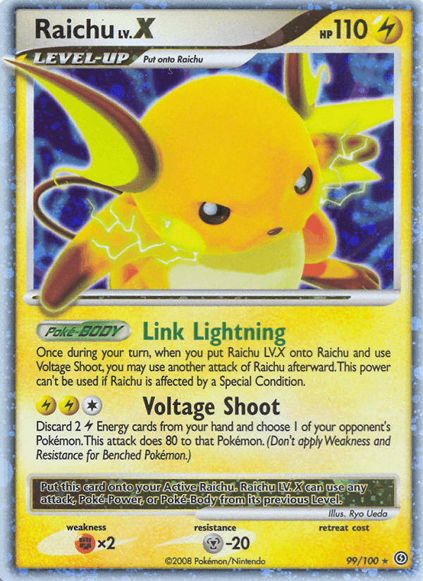 Raichu, card 99 from Stormfront