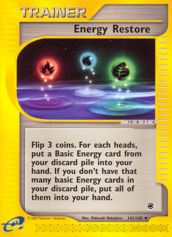 Energy Restore, carta 141 de Expedition Base Set