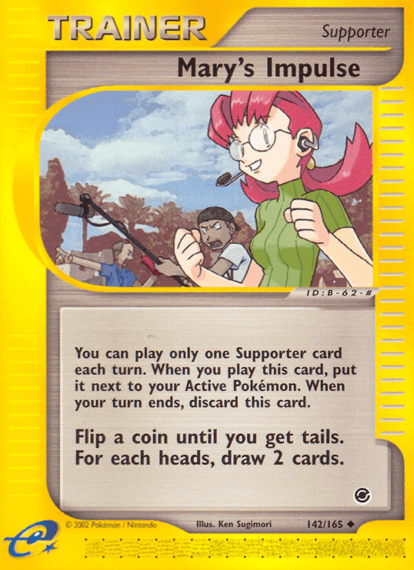 Mary's Impulse, card 142 from Expedition Base Set