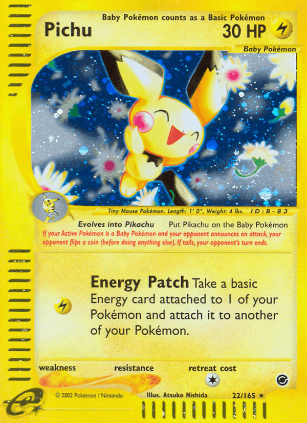 Pichu, carta 22 di Expedition Set Base