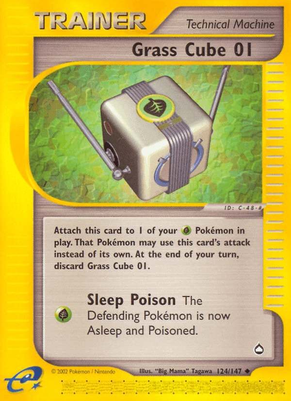 Grass Cube 01, carta 124 de Aquapolis