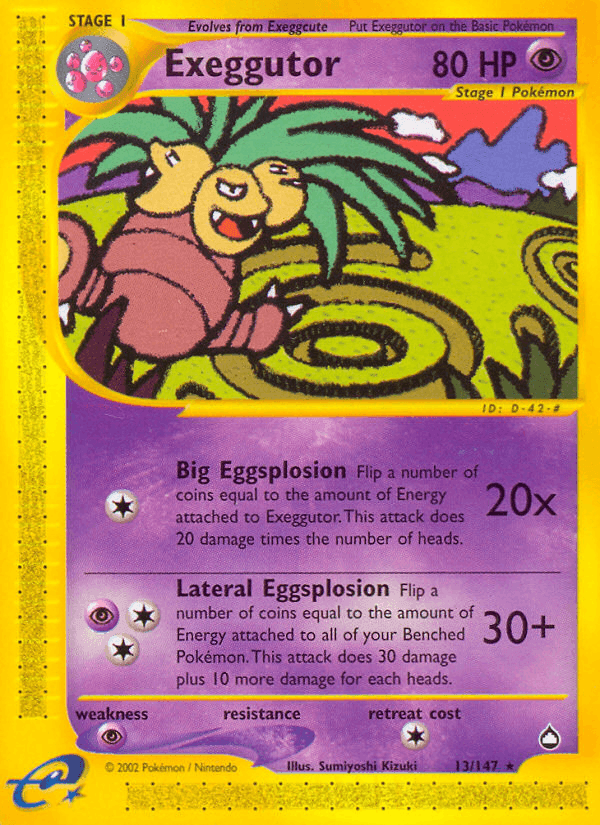 Aquapolis の 13 番、Exeggutor