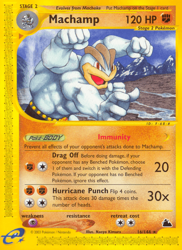 Machamp, carta 16 de Skyridge