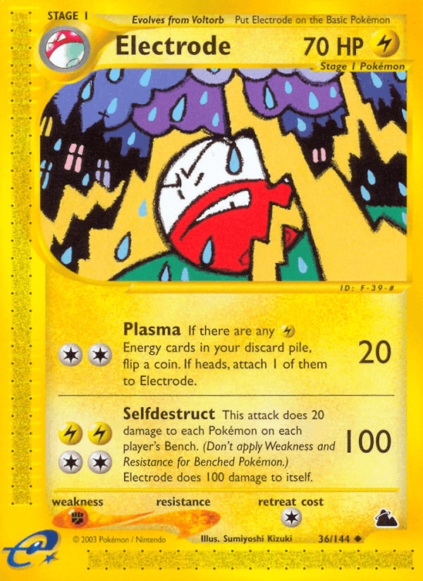 Electrode, carta 36 di Skyridge