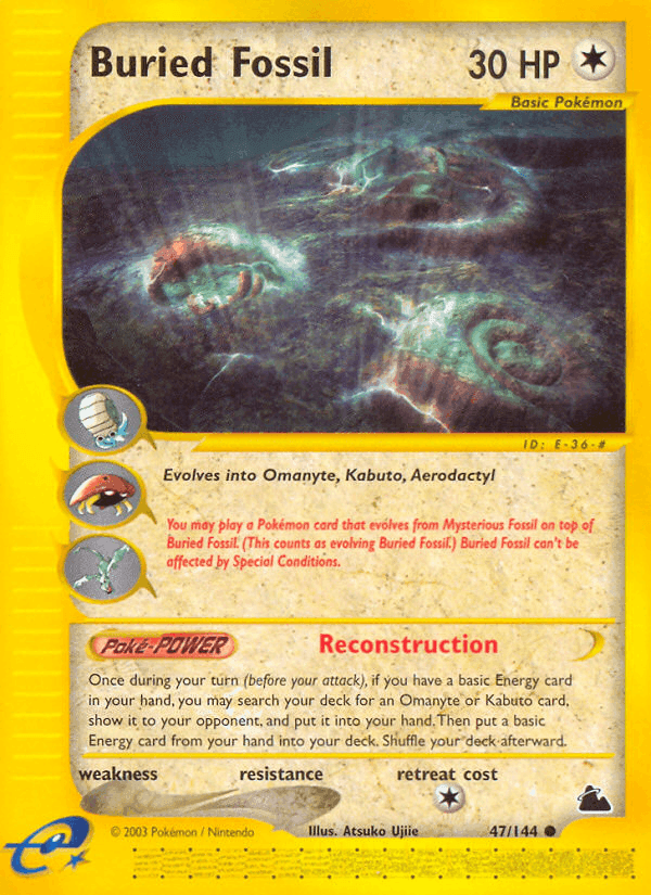 Buried Fossil, carta 47 di Skyridge