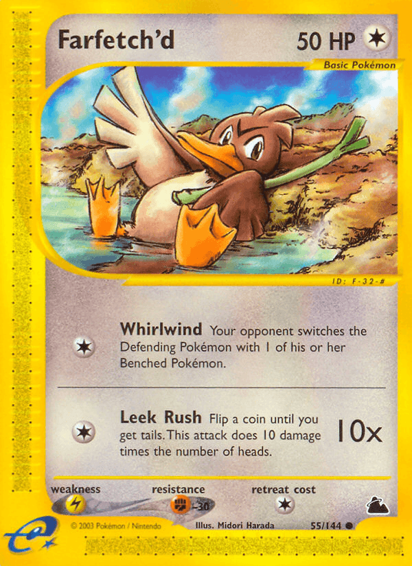 Farfetch'd, carta 55 di Skyridge
