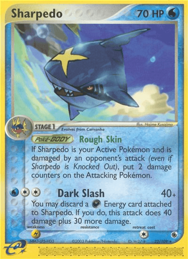Ruby & Sapphire の 22 番、Sharpedo