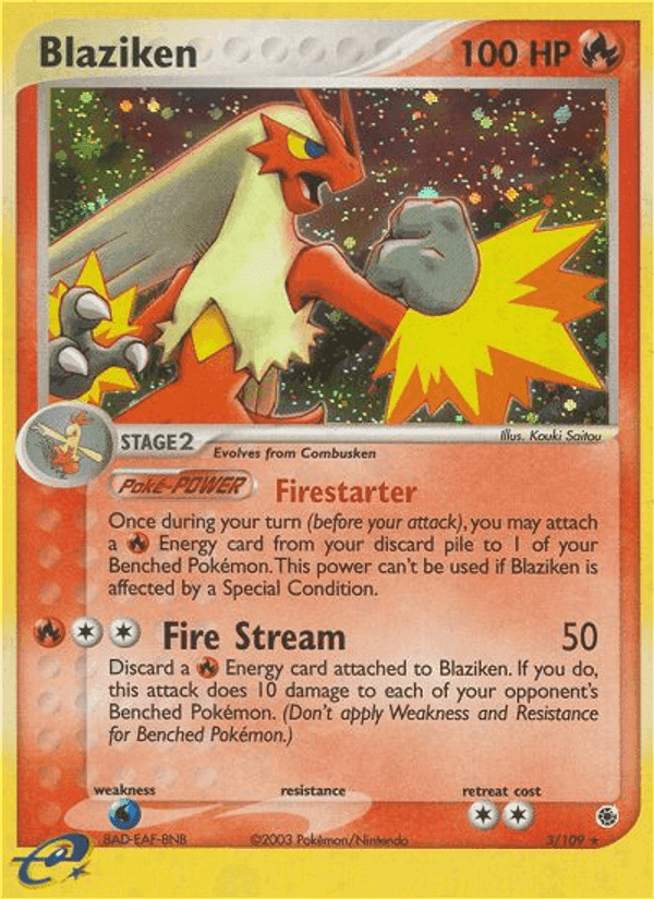 Ruby & Sapphire の 3 番、Blaziken