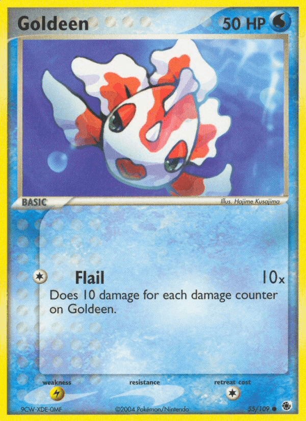 Goldeen, carta 55 di EX Rubino & Zaffiro