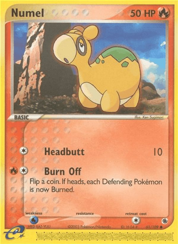 Numel, card 61 from Ruby & Sapphire
