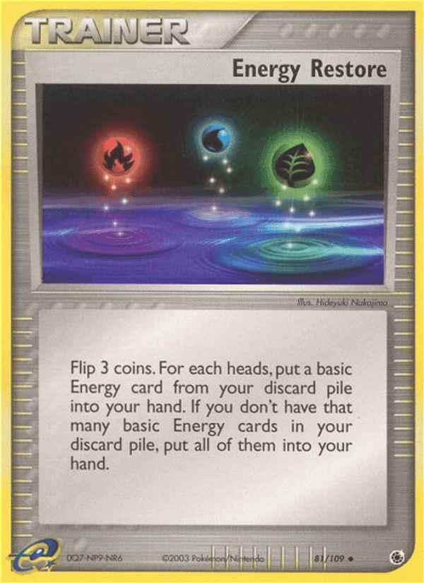 Energy Restore, carta 81 de Rubí & Zafiro