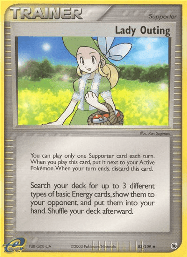 Lady Outing, card 83 from Ruby & Sapphire