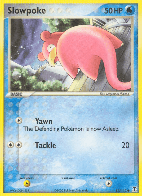 Slowpoke, card 83 from Delta Species