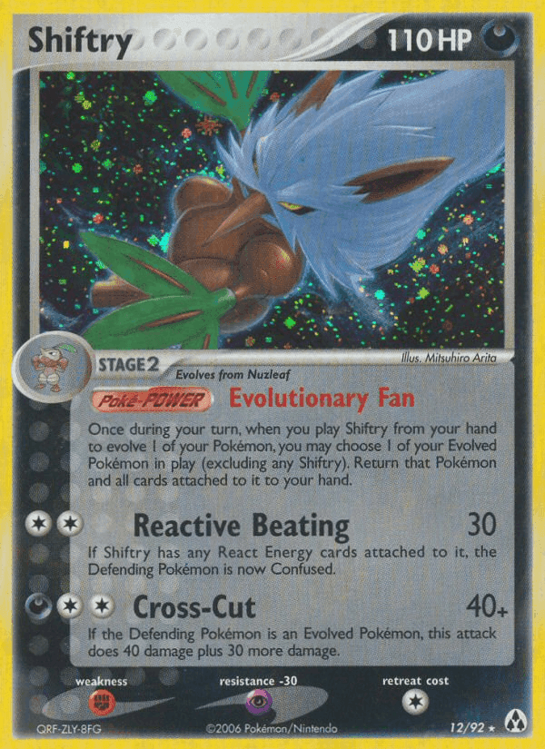 Shiftry, card 12 from Legend Maker